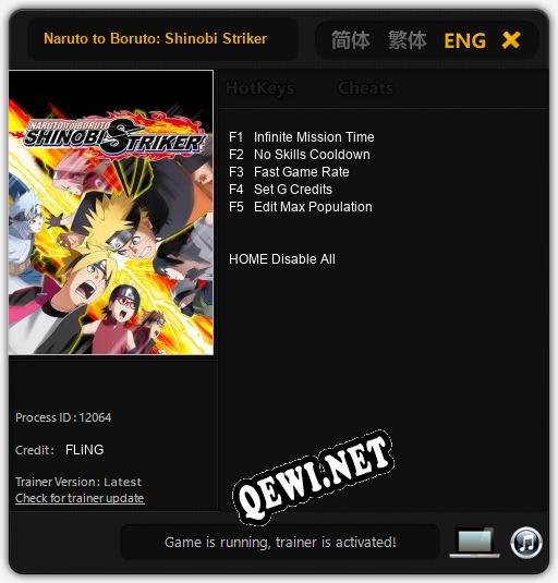 Naruto to Boruto: Shinobi Striker: Читы, Трейнер +11 [MrAntiFan]