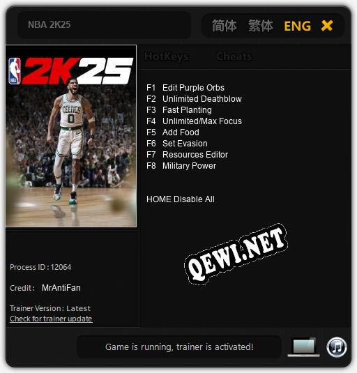 NBA 2K25: ТРЕЙНЕР И ЧИТЫ (V1.0.51)