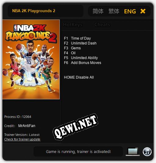 NBA 2K Playgrounds 2: Читы, Трейнер +6 [MrAntiFan]