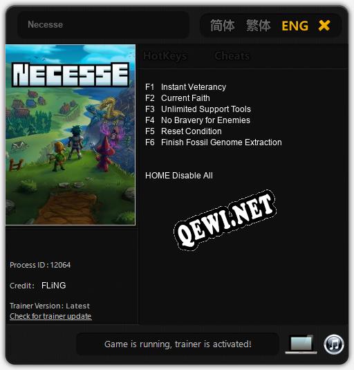 Necesse: Трейнер +6 [v1.6]