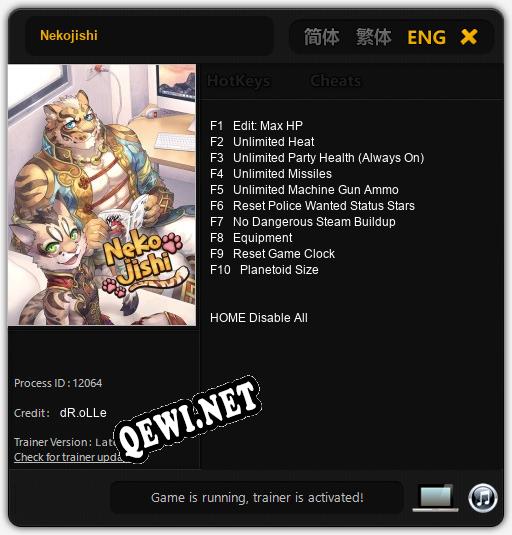 Nekojishi: Трейнер +10 [v1.8]