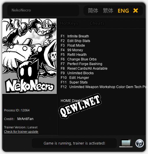 Трейнер для NekoNecro [v1.0.4]