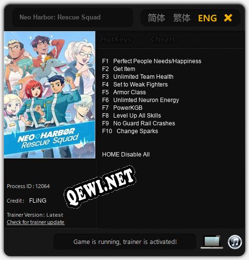 Трейнер для Neo Harbor: Rescue Squad [v1.0.7]