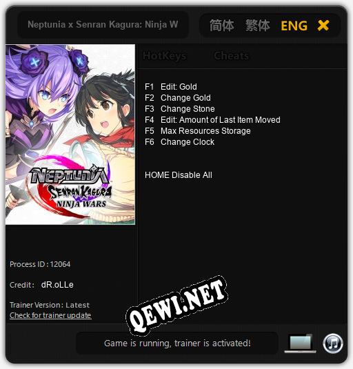 Neptunia x Senran Kagura: Ninja Wars: Читы, Трейнер +6 [dR.oLLe]