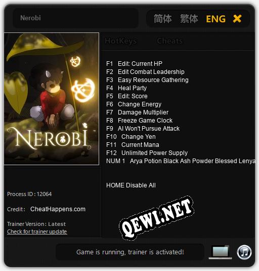 Nerobi: ТРЕЙНЕР И ЧИТЫ (V1.0.51)