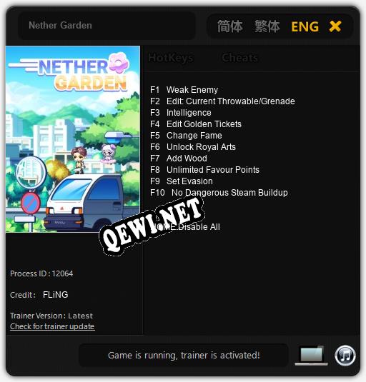 Nether Garden: Трейнер +10 [v1.3]