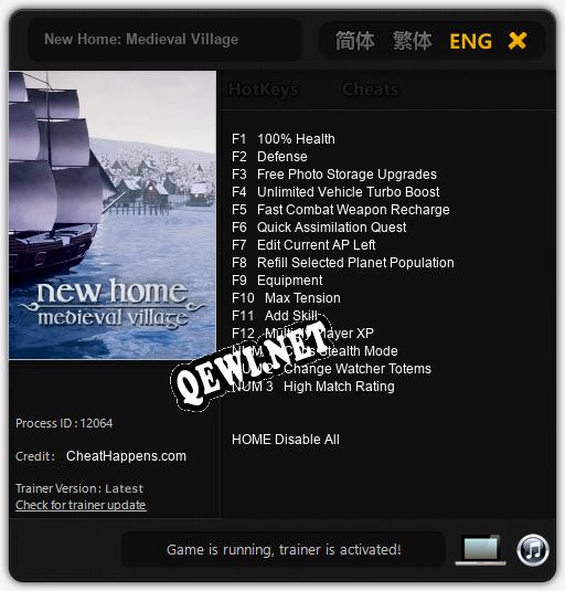 New Home: Medieval Village: Трейнер +15 [v1.3]