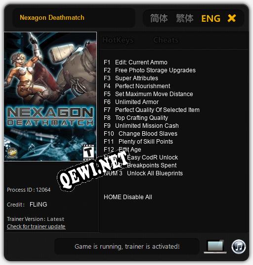 Nexagon Deathmatch: ТРЕЙНЕР И ЧИТЫ (V1.0.93)