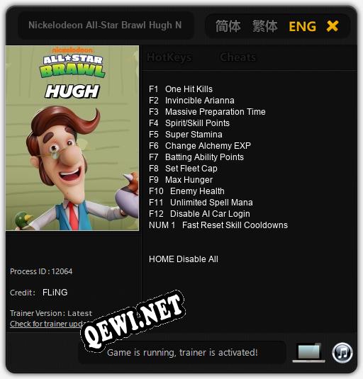 Nickelodeon All-Star Brawl Hugh Neutron: ТРЕЙНЕР И ЧИТЫ (V1.0.99)