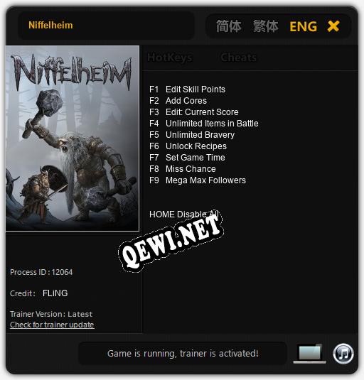 Niffelheim: Трейнер +9 [v1.4]