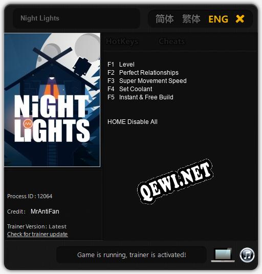 Night Lights: Читы, Трейнер +5 [MrAntiFan]
