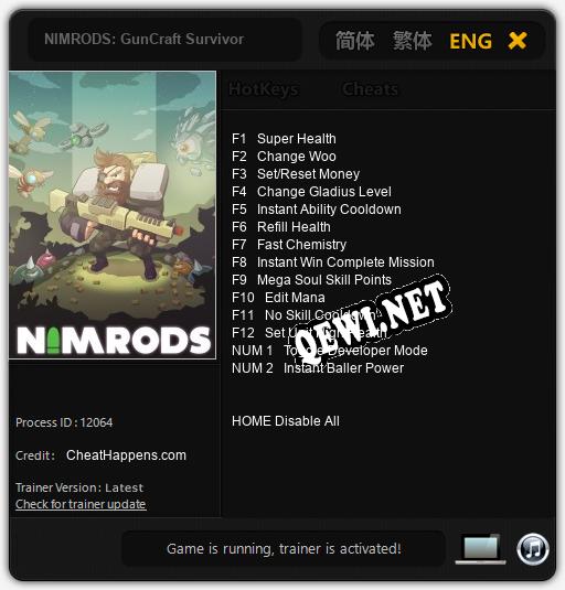 NIMRODS: GunCraft Survivor: ТРЕЙНЕР И ЧИТЫ (V1.0.26)