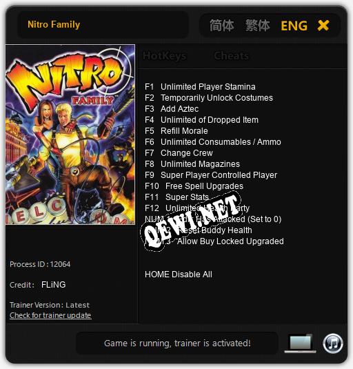 Nitro Family: ТРЕЙНЕР И ЧИТЫ (V1.0.94)