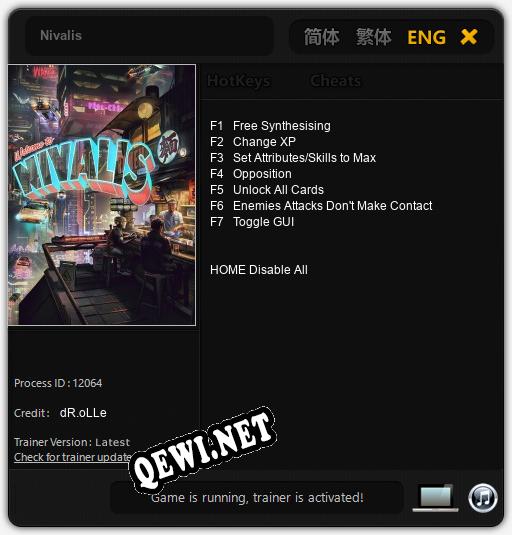 Nivalis: Трейнер +7 [v1.3]