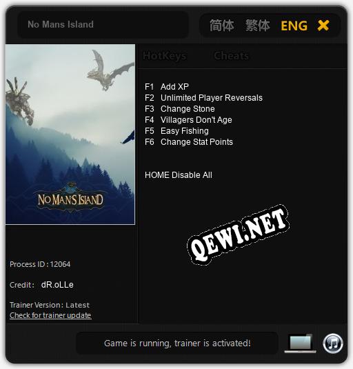 Трейнер для No Mans Island [v1.0.7]