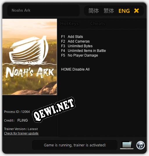 Noahs Ark: Трейнер +5 [v1.6]