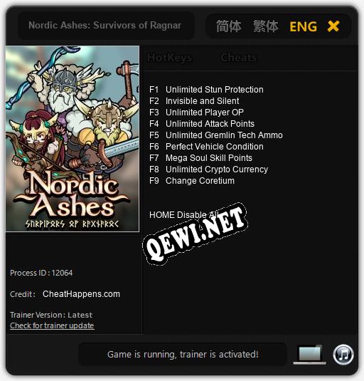 Nordic Ashes: Survivors of Ragnarok: ТРЕЙНЕР И ЧИТЫ (V1.0.37)