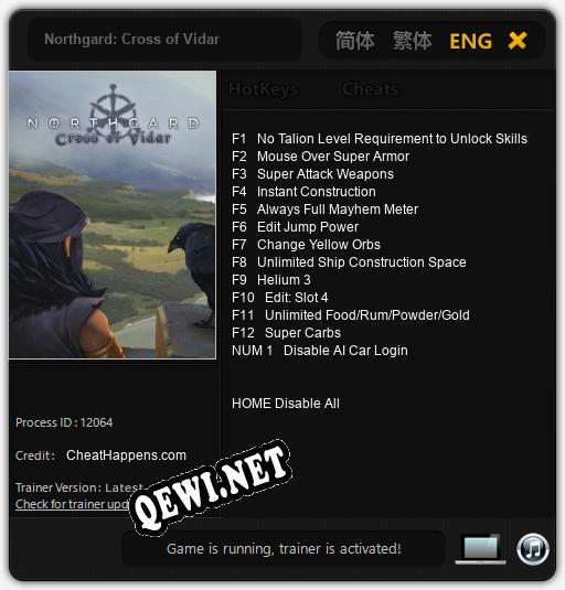 Northgard: Cross of Vidar: Читы, Трейнер +13 [CheatHappens.com]