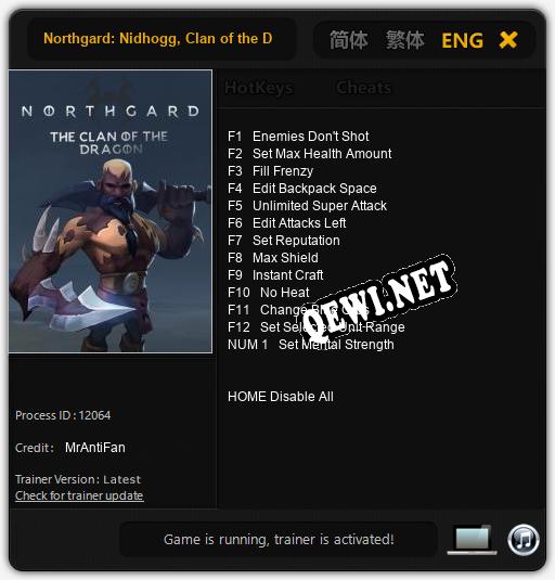 Northgard: Nidhogg, Clan of the Dragon: Трейнер +13 [v1.5]