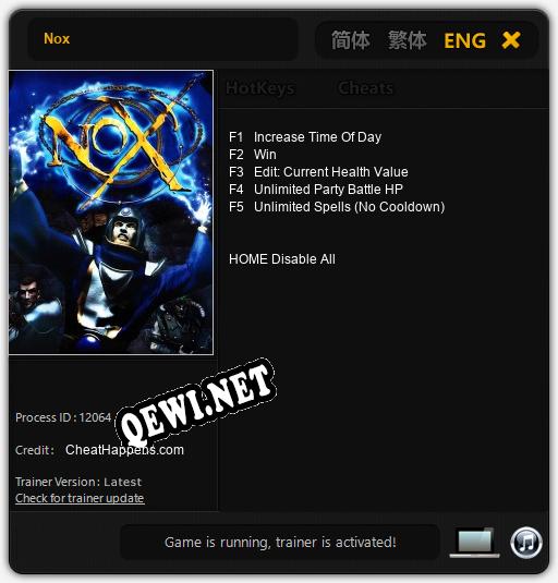 Nox: ТРЕЙНЕР И ЧИТЫ (V1.0.3)
