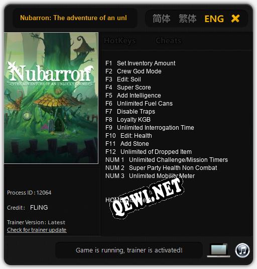 Nubarron: The adventure of an unlucky gnome: Читы, Трейнер +15 [FLiNG]