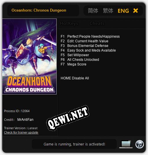 Oceanhorn: Chronos Dungeon: Читы, Трейнер +7 [MrAntiFan]