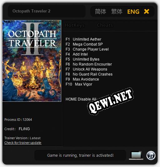 Octopath Traveler 2: Трейнер +10 [v1.4]
