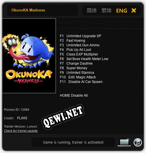 Трейнер для OkunoKA Madness [v1.0.2]