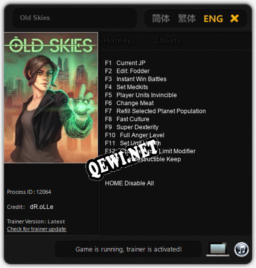 Old Skies: Читы, Трейнер +13 [dR.oLLe]
