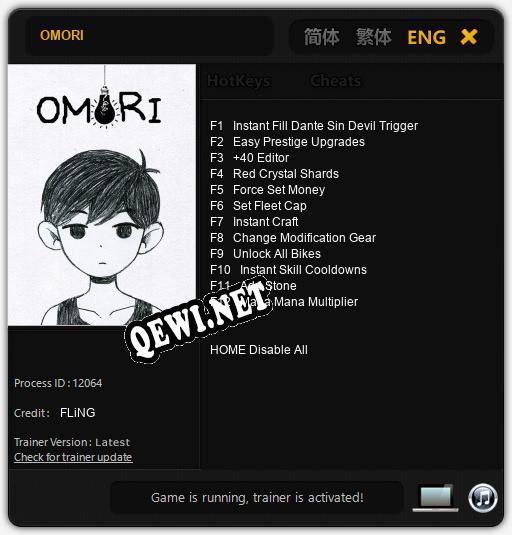 OMORI: ТРЕЙНЕР И ЧИТЫ (V1.0.17)