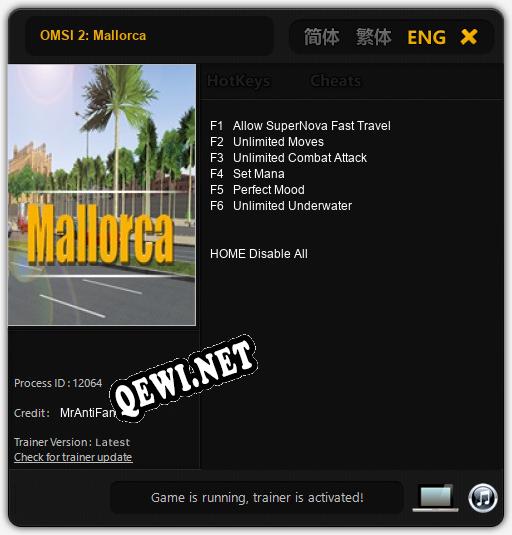 OMSI 2: Mallorca: ТРЕЙНЕР И ЧИТЫ (V1.0.89)