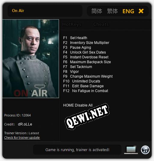 On Air: ТРЕЙНЕР И ЧИТЫ (V1.0.27)