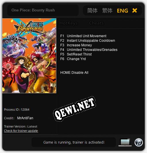 One Piece: Bounty Rush: Читы, Трейнер +6 [MrAntiFan]