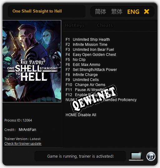 One Shell Straight to Hell: Читы, Трейнер +13 [MrAntiFan]