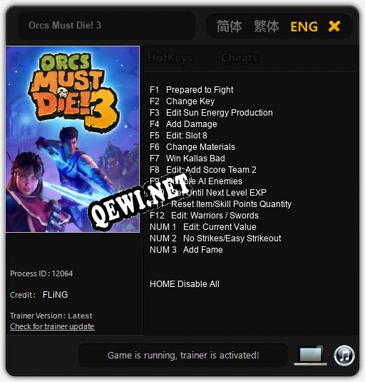 Трейнер для Orcs Must Die! 3 [v1.0.3]