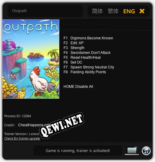 Outpath: Трейнер +8 [v1.4]