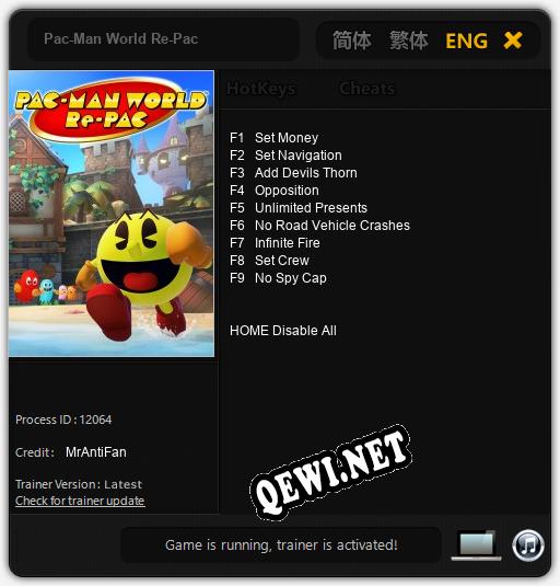 Pac-Man World Re-Pac: ТРЕЙНЕР И ЧИТЫ (V1.0.11)