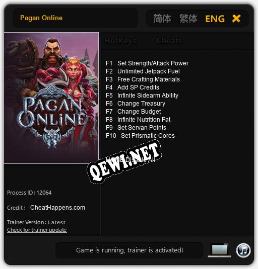 Pagan Online: Читы, Трейнер +10 [CheatHappens.com]