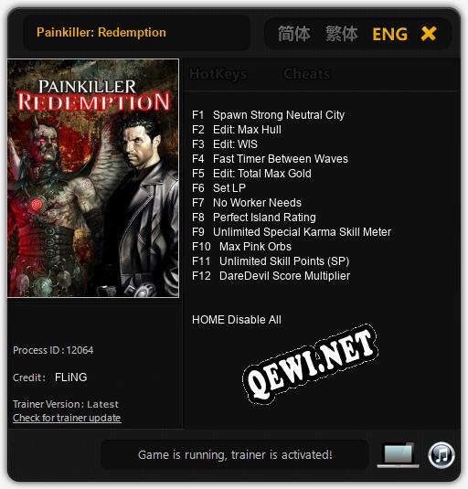 Painkiller: Redemption: Трейнер +12 [v1.9]