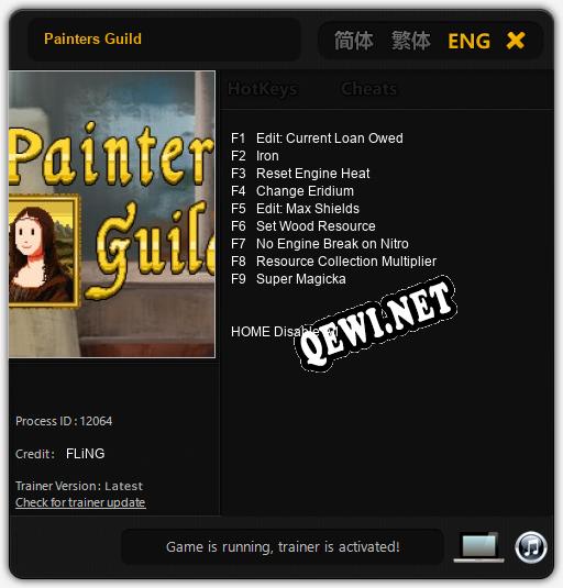 Painters Guild: Трейнер +9 [v1.2]