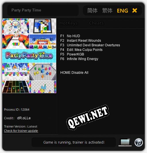 Party Party Time: ТРЕЙНЕР И ЧИТЫ (V1.0.37)