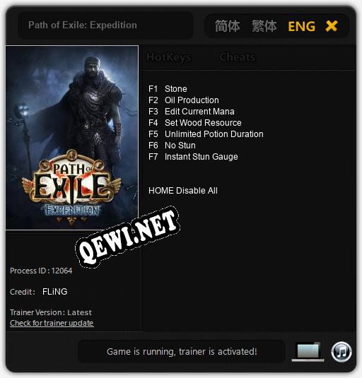 Path of Exile: Expedition: Трейнер +7 [v1.5]