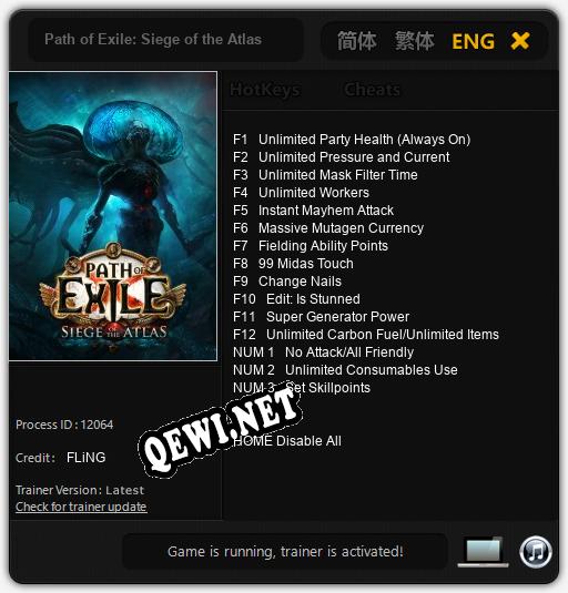 Path of Exile: Siege of the Atlas: Трейнер +15 [v1.1]