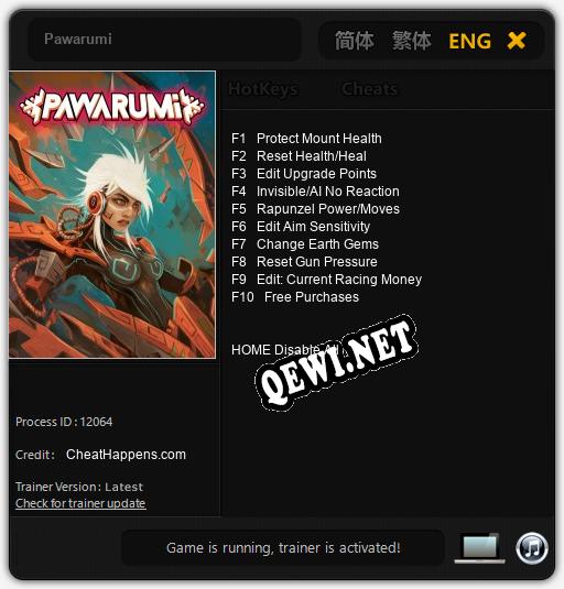 Pawarumi: Трейнер +10 [v1.1]