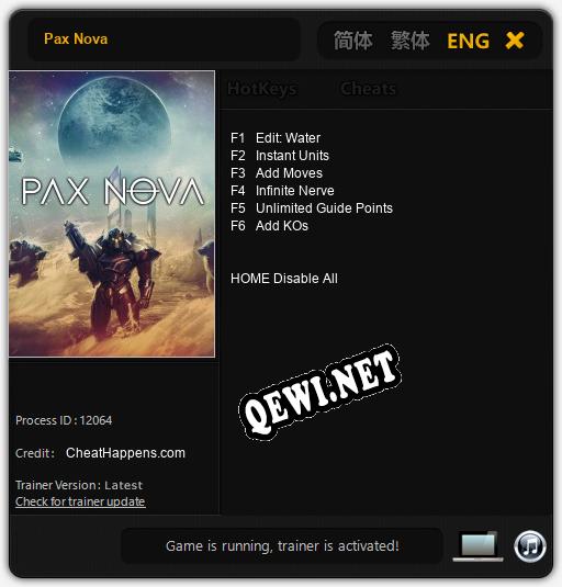 Pax Nova: Трейнер +6 [v1.3]