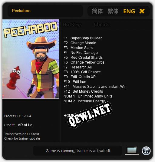 Peekaboo: Читы, Трейнер +14 [dR.oLLe]