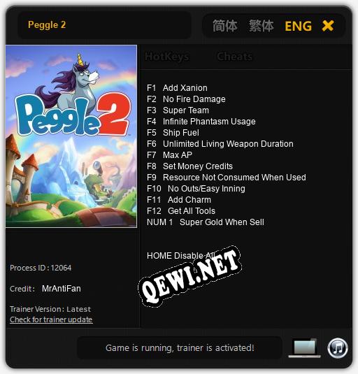 Peggle 2: Трейнер +13 [v1.8]