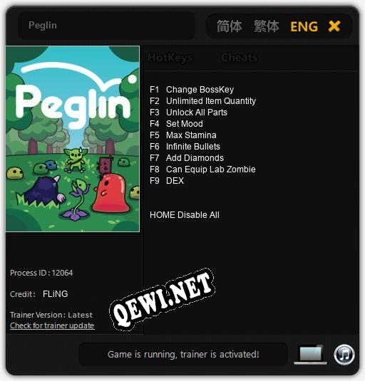 Peglin: Читы, Трейнер +9 [FLiNG]
