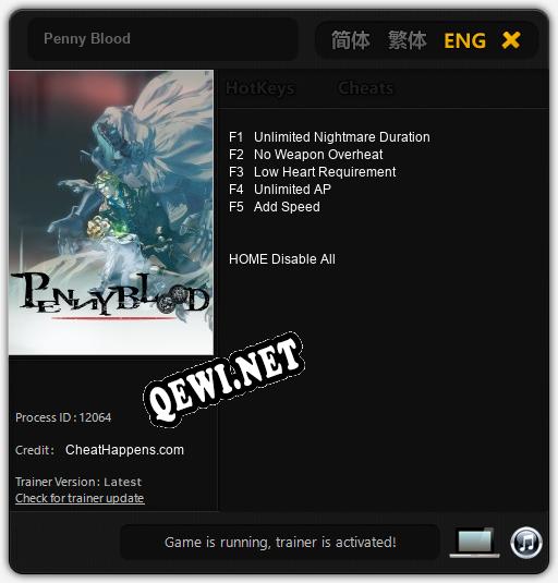 Penny Blood: ТРЕЙНЕР И ЧИТЫ (V1.0.76)