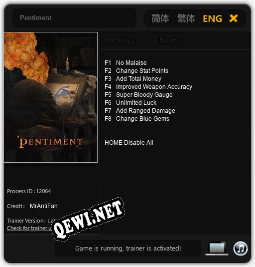 Pentiment: ТРЕЙНЕР И ЧИТЫ (V1.0.82)
